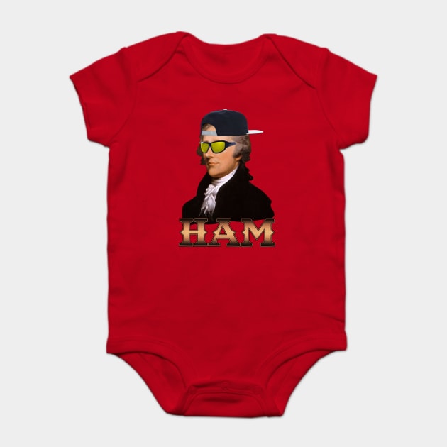 Alexander 'HAM' Hamilton by Basement Mastermind Baby Bodysuit by BasementMaster